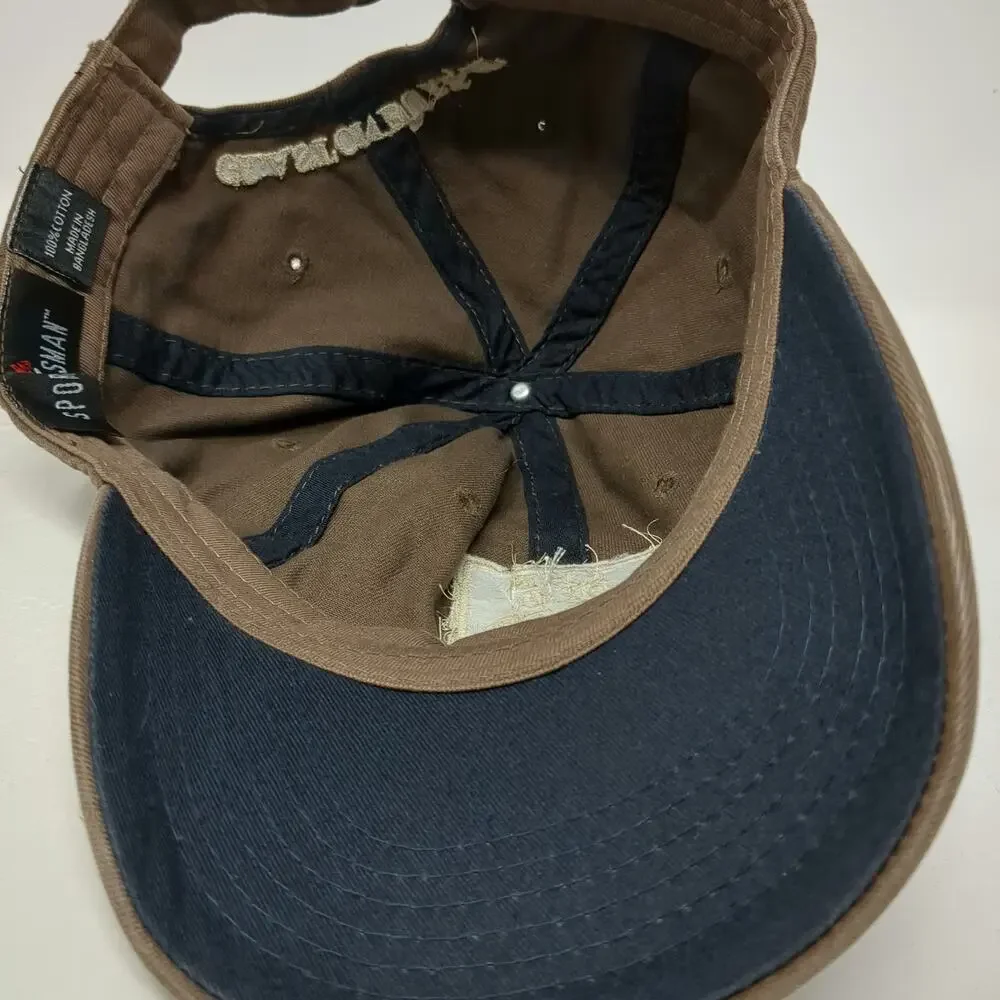 Sportsman Baseball Cap Brown One Size The Old Cider Mill Glastonbury CT Hat